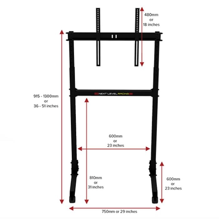 Next Level Racing Free Standing Single Monitor Stand - Image 2