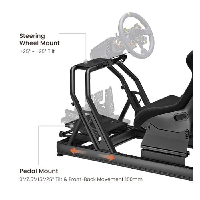 Playmax The Podium Racing Cockpit Seat with Gear Shift Mount - Image 2