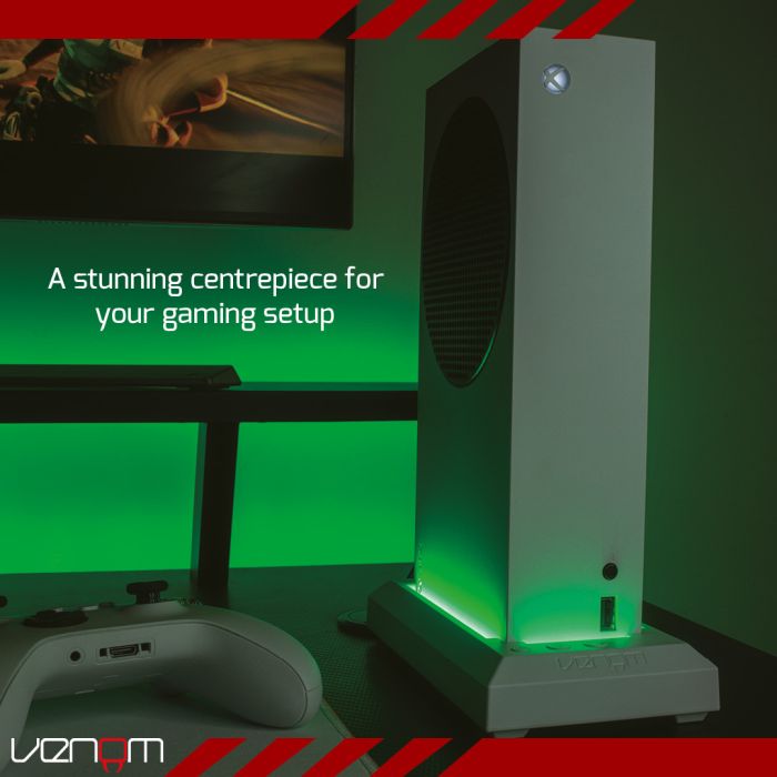 Venom Gaming Colour Change LED Stand for Xbox Series S (White) - Image 2